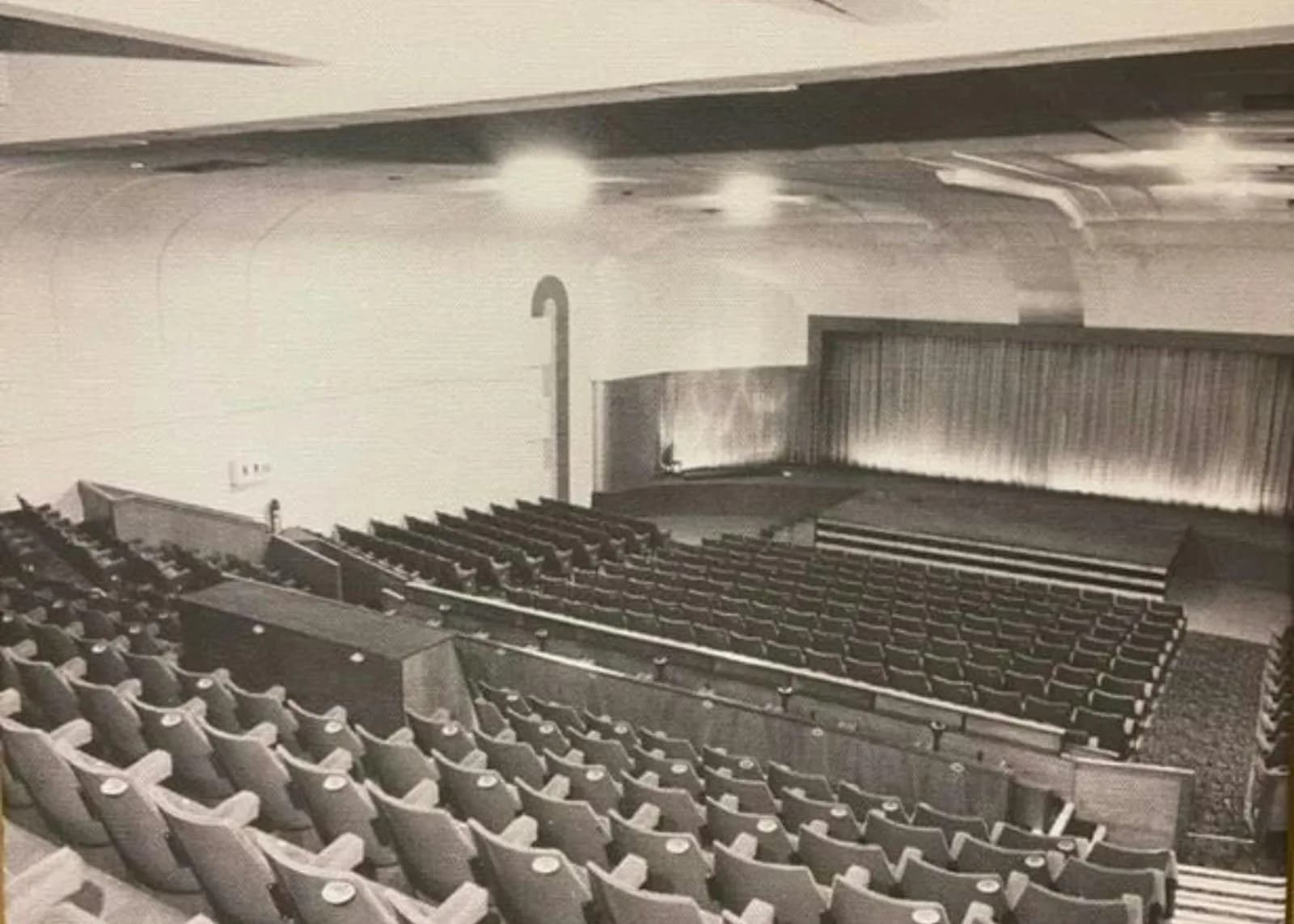 Historical photograph of the Dominion Cinema auditorium