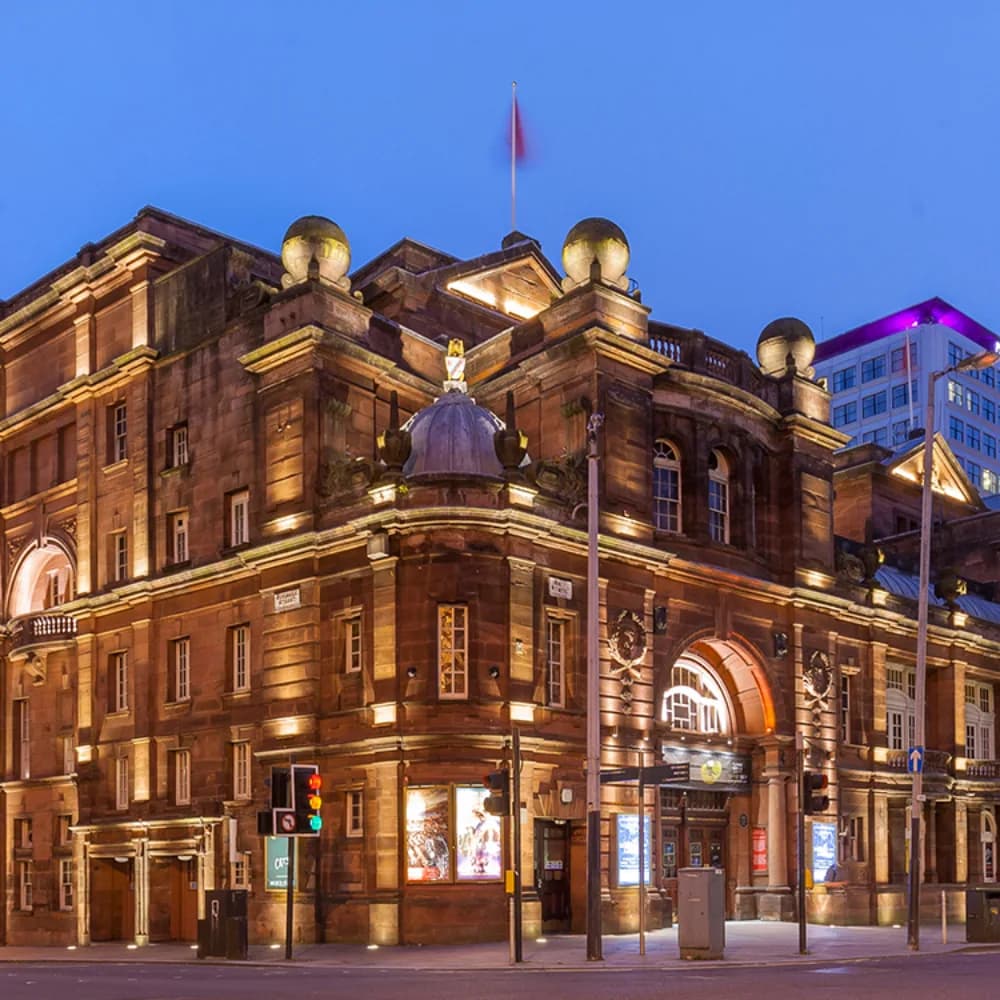 King's Theatre Glasgow building frontage on Bath Street