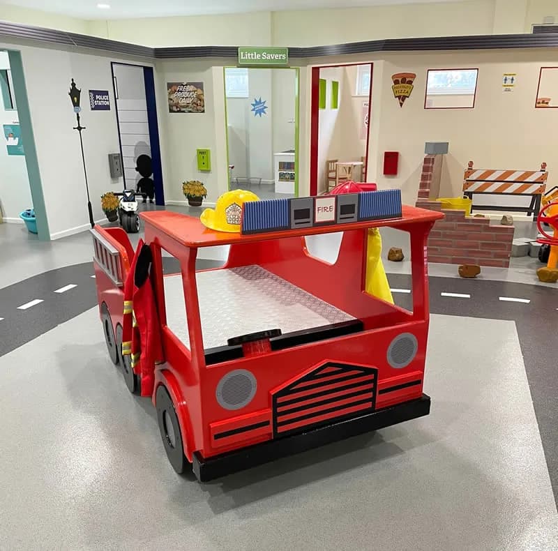 Little Street Rudgwick — miniature town street with themed play rooms