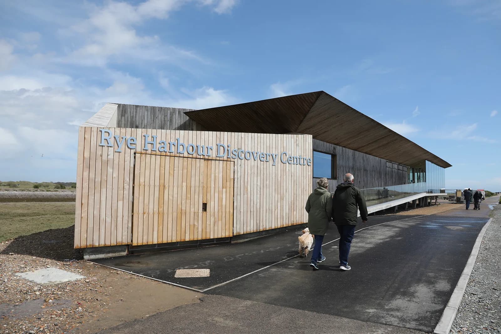 Rye Harbour Discovery Centre, the visitor centre building at Rye Harbour Nature Reserve