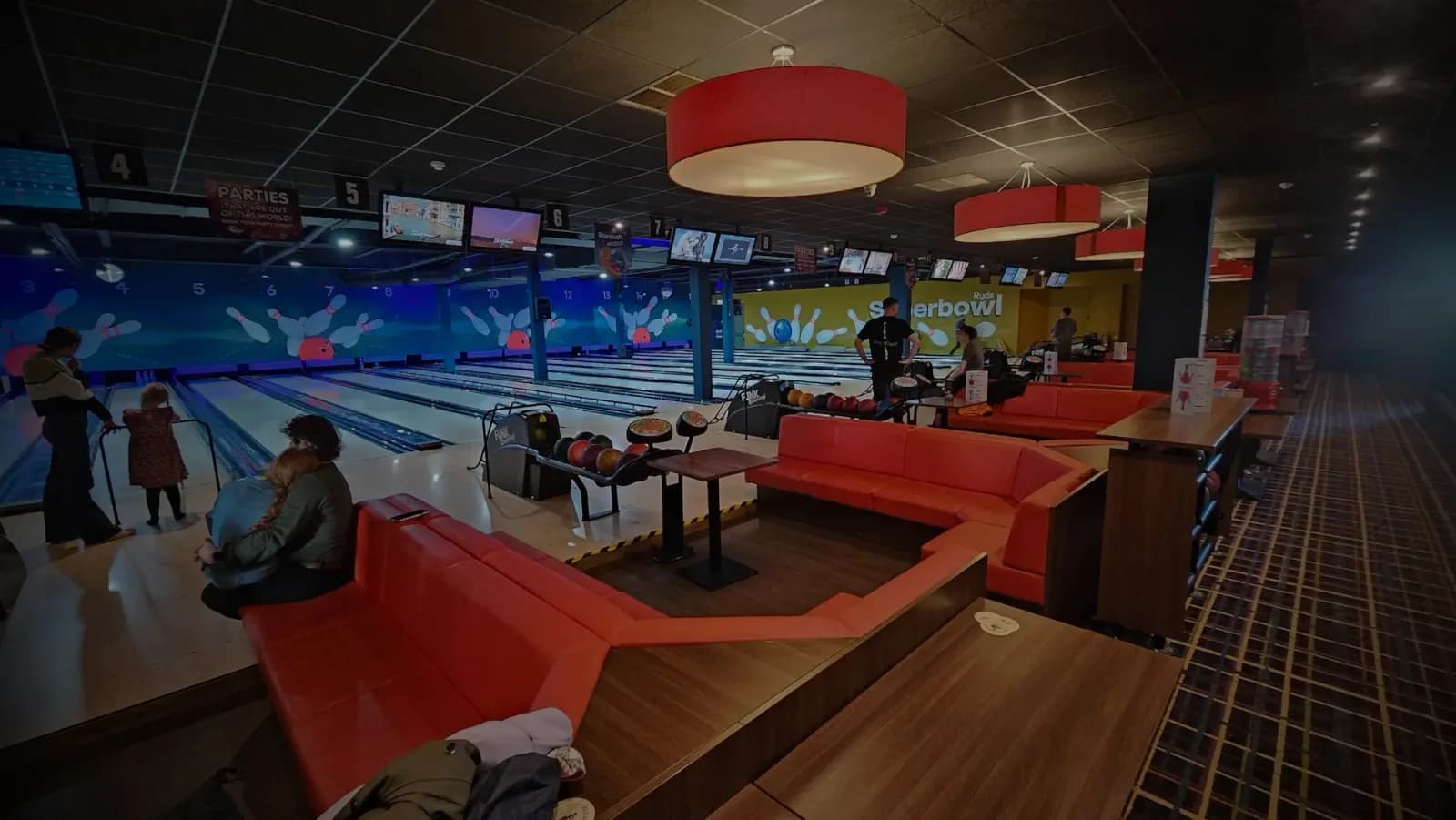 Ten-pin bowling lanes at Ryde Superbowl, Ryde Esplanade