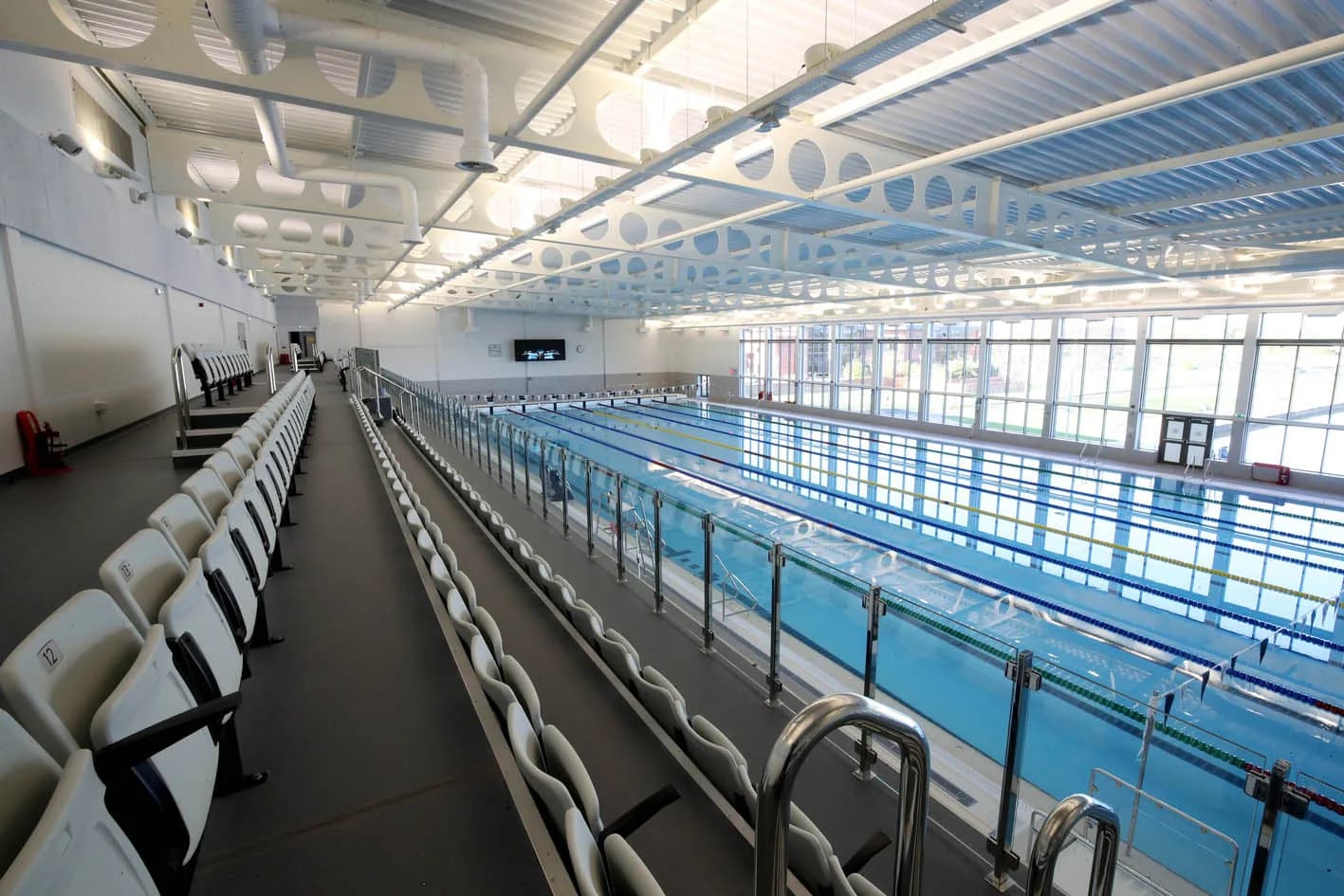 The 50m competition pool at South Lake Leisure Centre, Craigavon