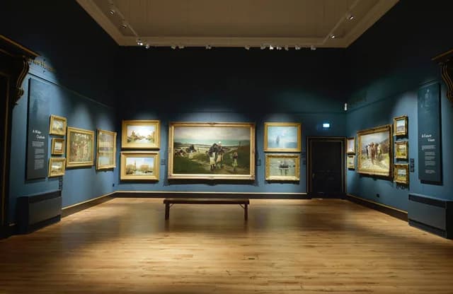 Newly refurbished gallery at the Stirling Smith Art Gallery & Museum, Stirling