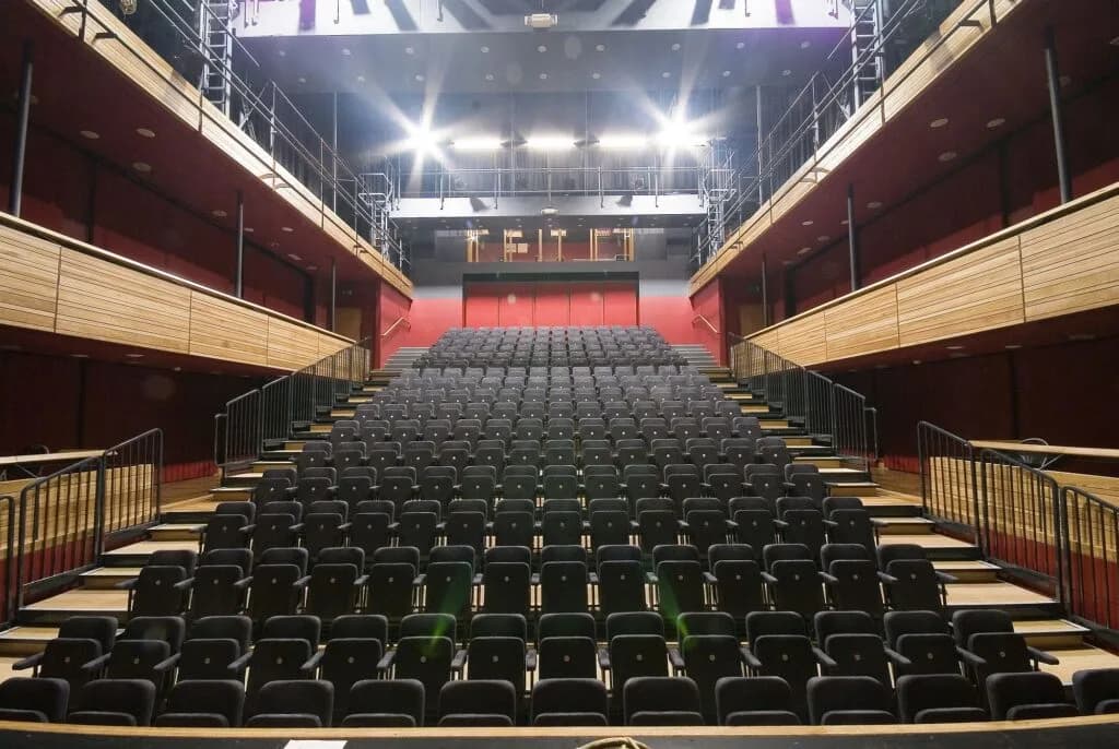 The Alley Theatre auditorium interior, Strabane