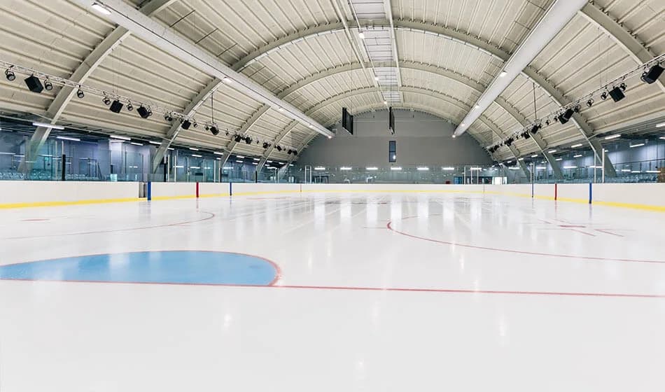 The main ice rink at Slough Ice Arena
