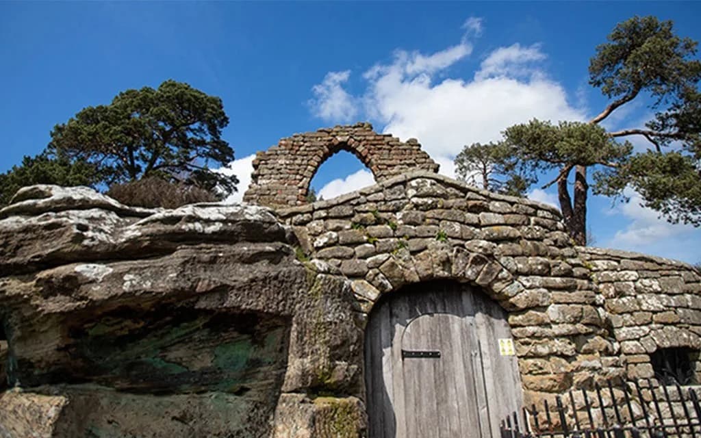 Hawkstone Park Follies - historic follies landscape at Weston-under-Redcastle, Shropshire