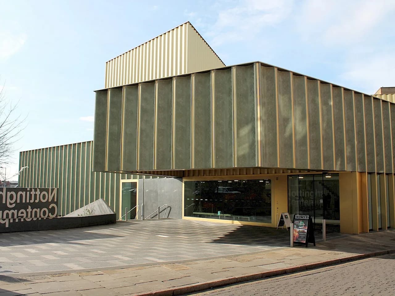Exterior of Nottingham Contemporary art gallery, Weekday Cross, Nottingham