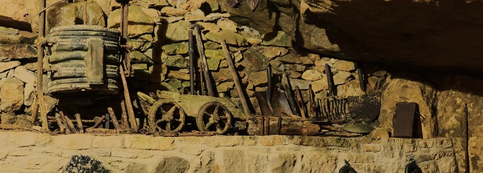 Inside the Blue John Cavern show cave in the Peak District