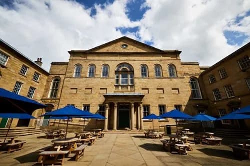 Lawrence Batley Theatre building on Queen Street, Huddersfield