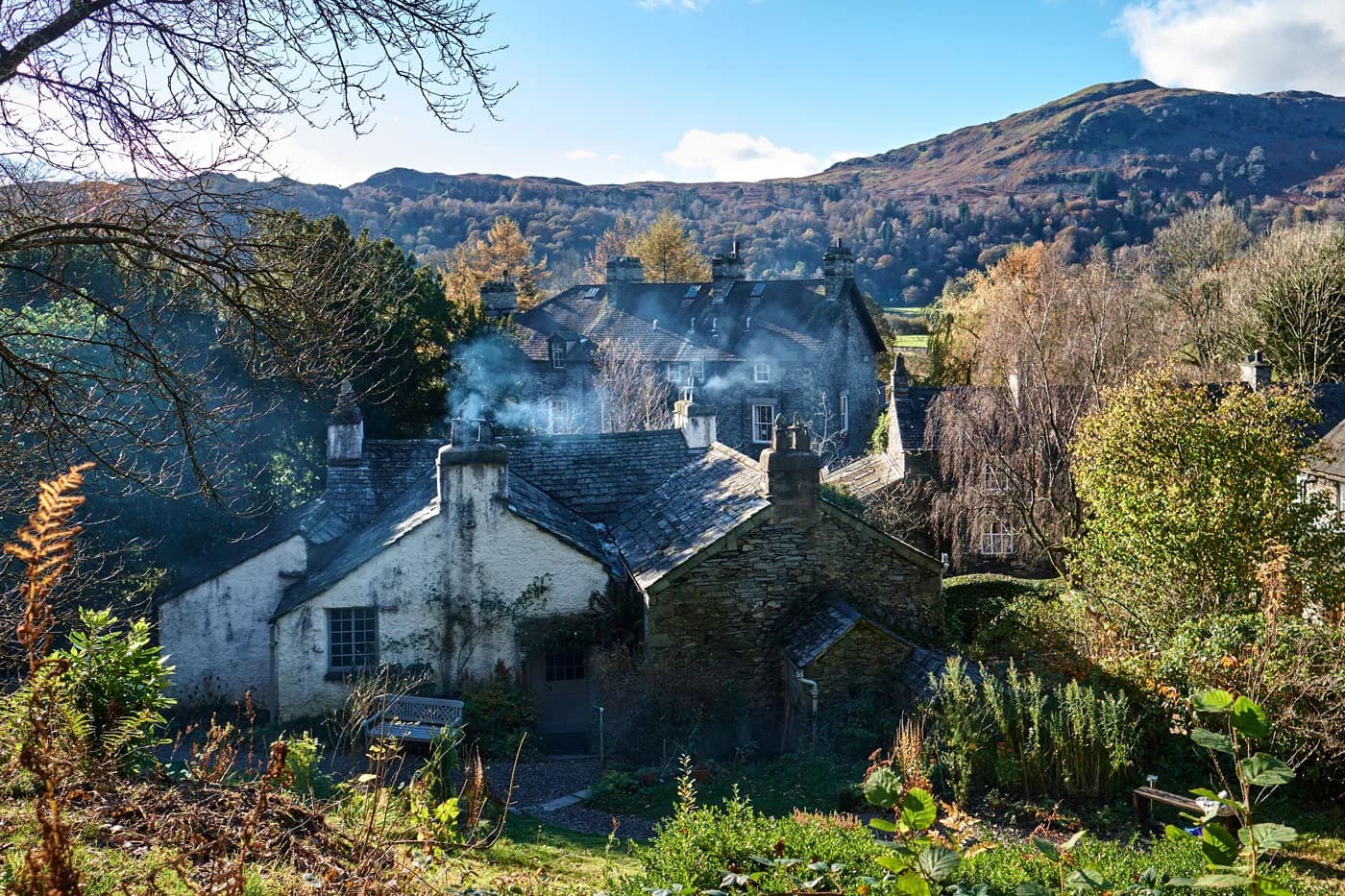 Dove Cottage from the garden