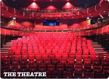 The auditorium of The Theatre at The Core at Corby Cube