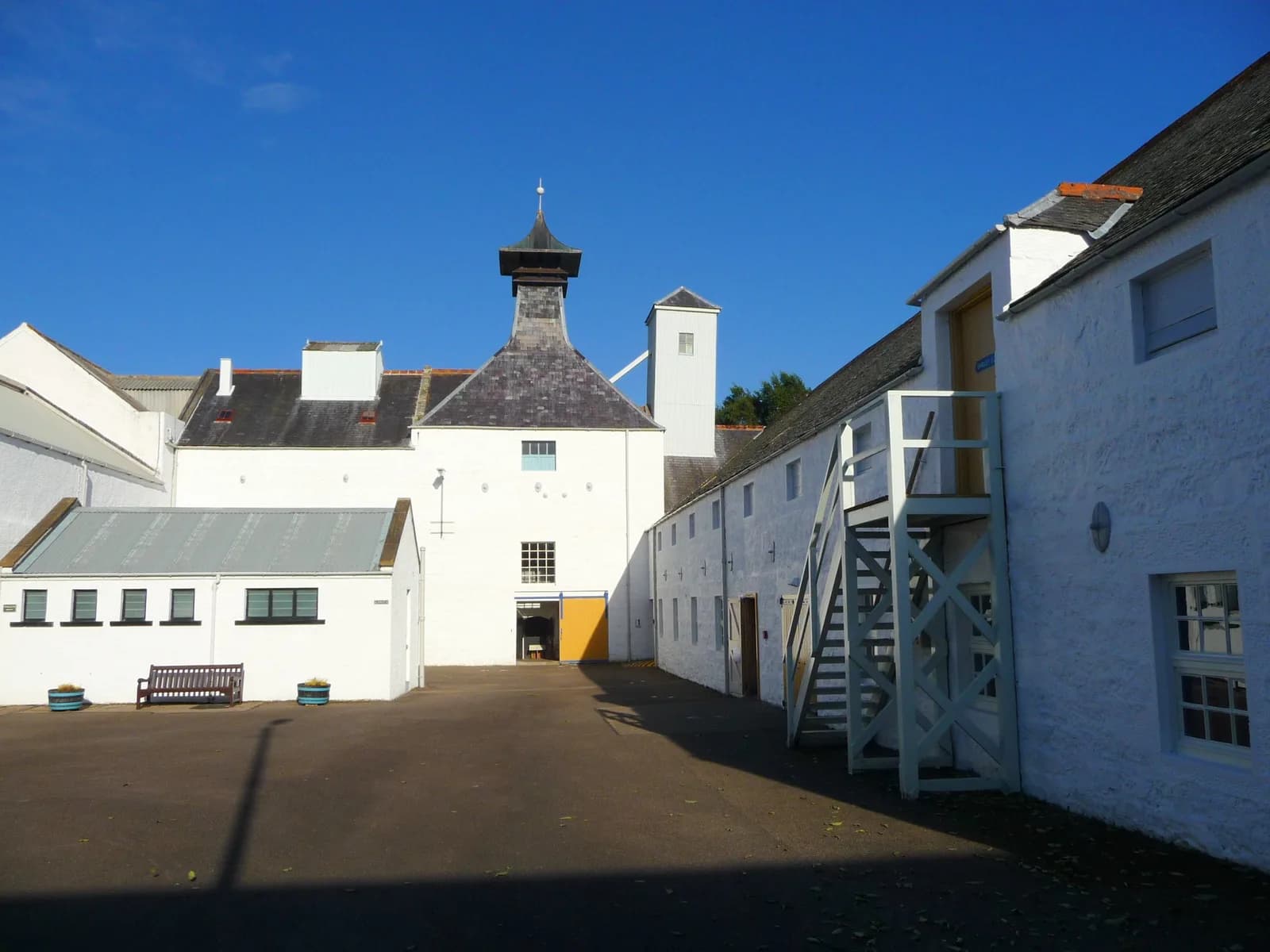 Dallas Dhu Distillery buildings in Forres, Moray