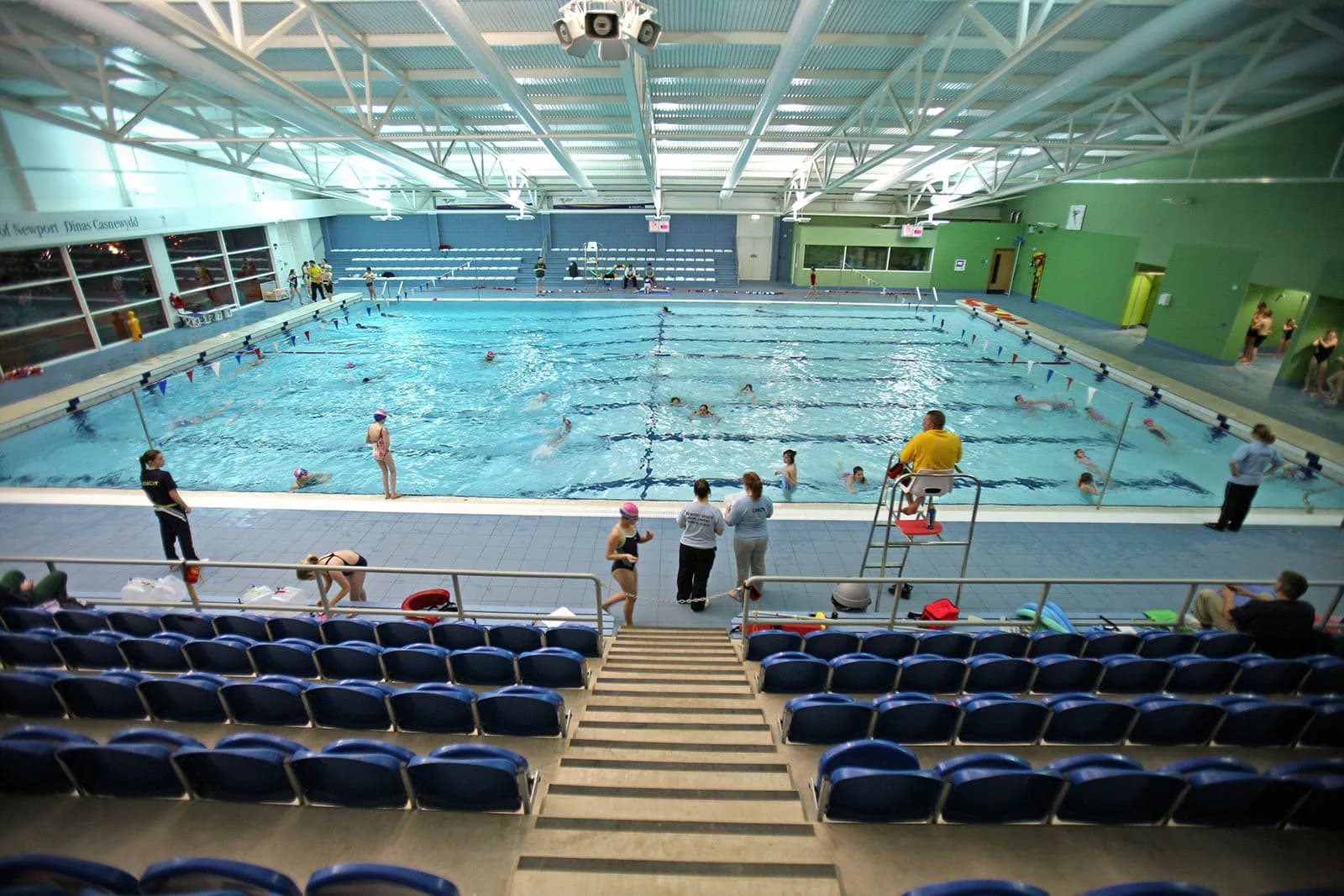 Regional Pool and Tennis Centre building at Newport International Sports Village