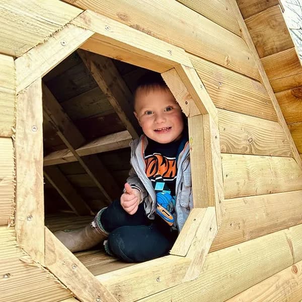 Adventure playground at Sharnfold Farm