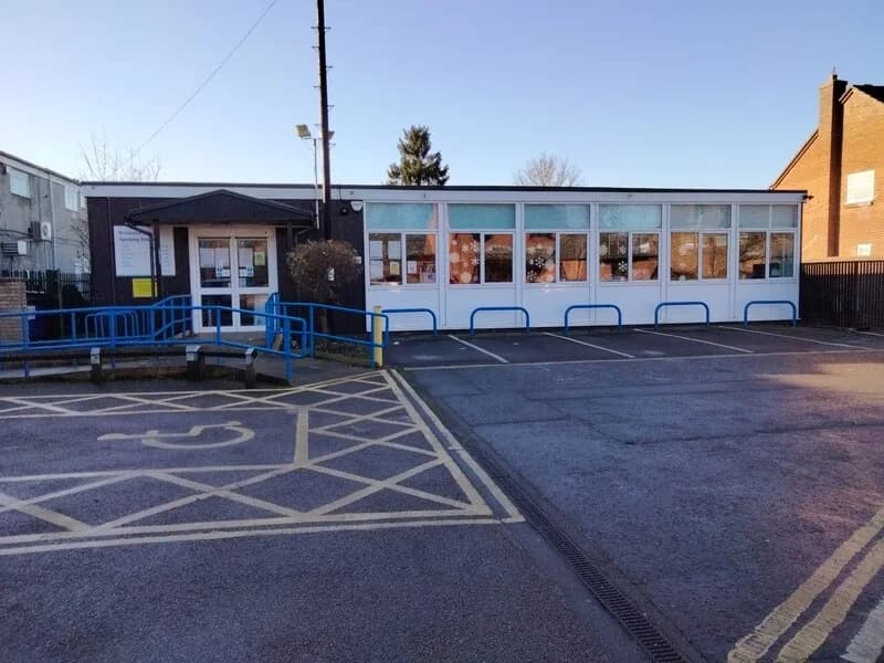 Kempston Library on Halsey Road, Kempston, Bedford MK42 8AT