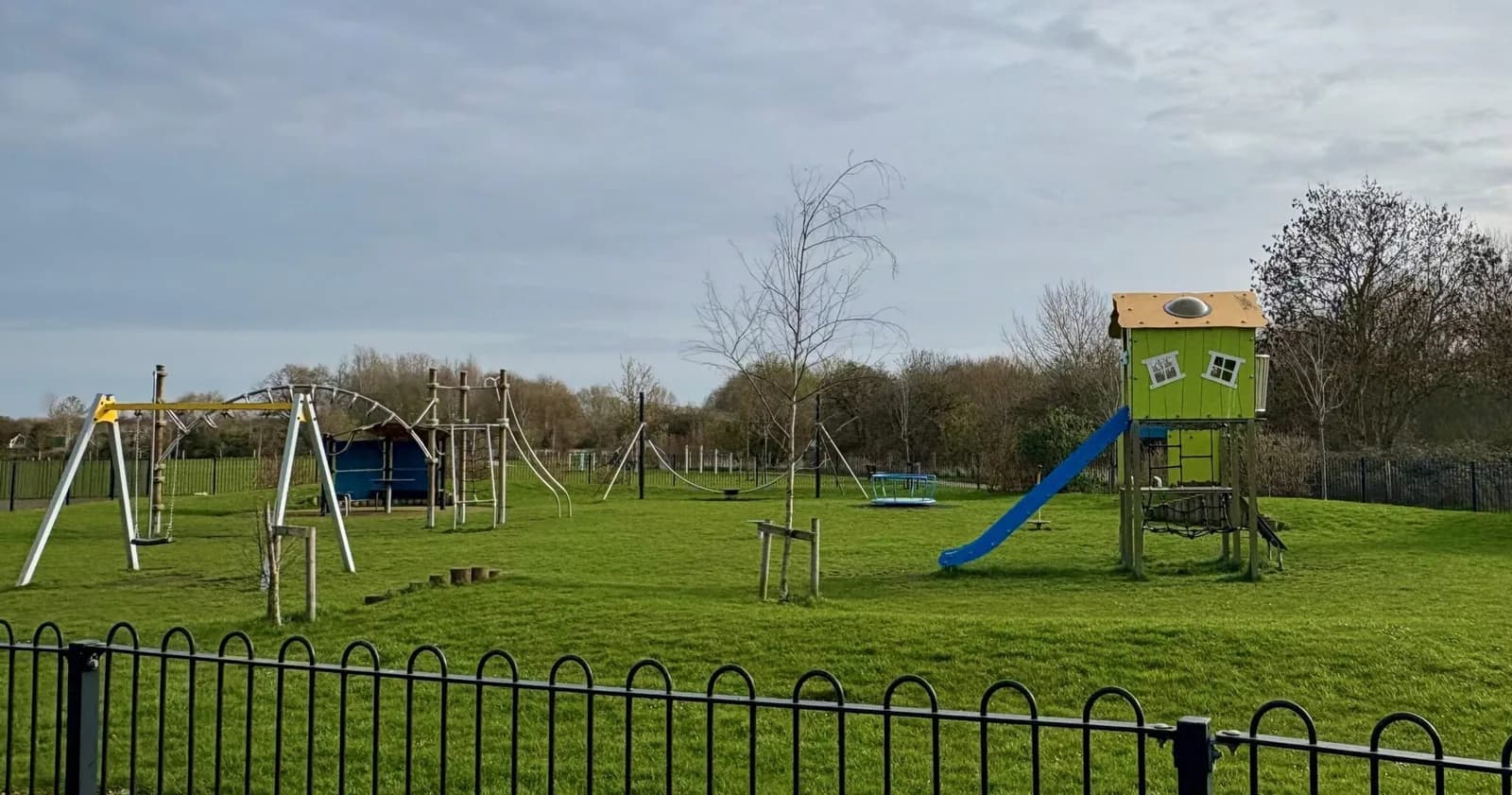 Children's playground at Marston Leisure Park, Marston Moretaine
