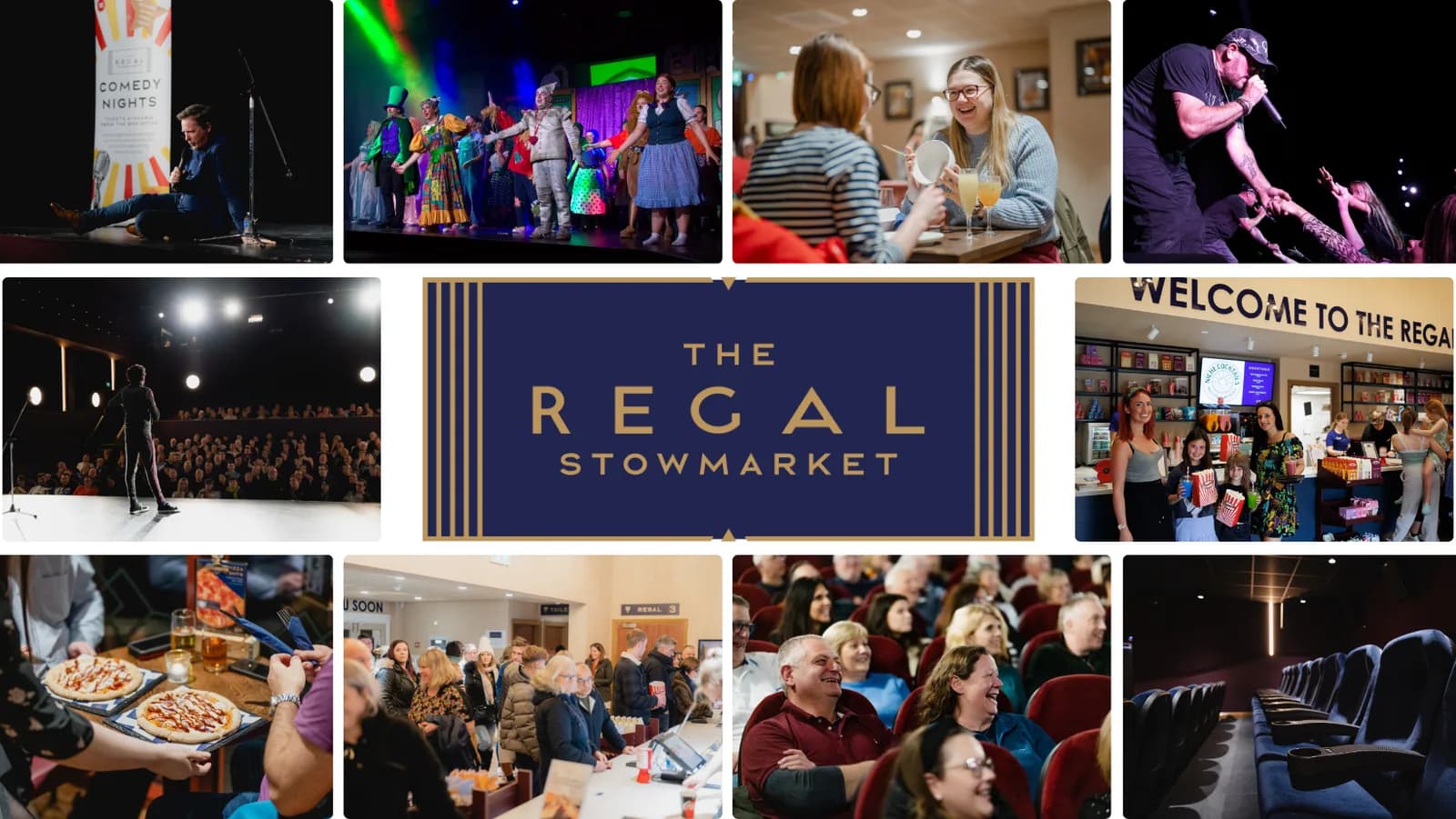 Inside The Regal Stowmarket, an independent three-screen cinema and theatre in Stowmarket, Suffolk