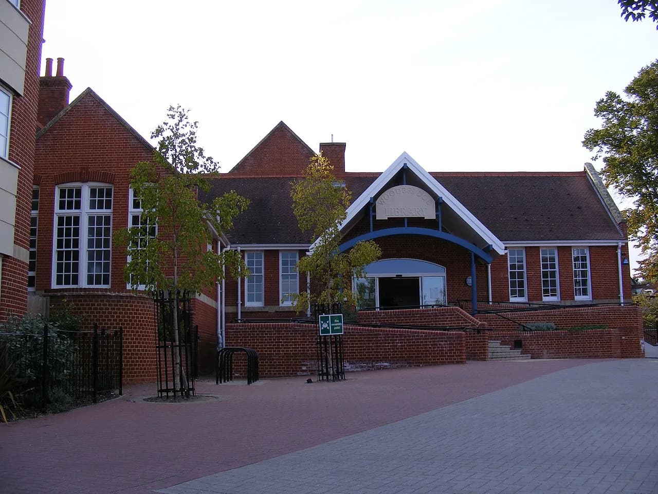 Exterior of Woodbridge Library on New Street, Woodbridge, Suffolk