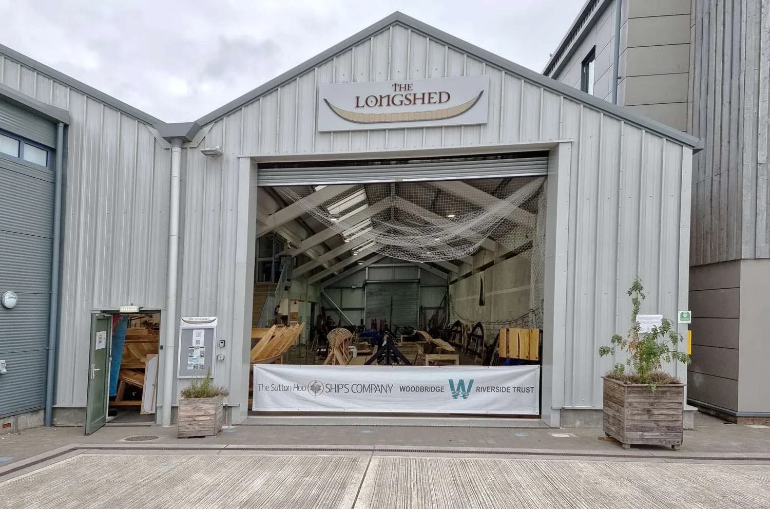 The Longshed community space on the Woodbridge riverside