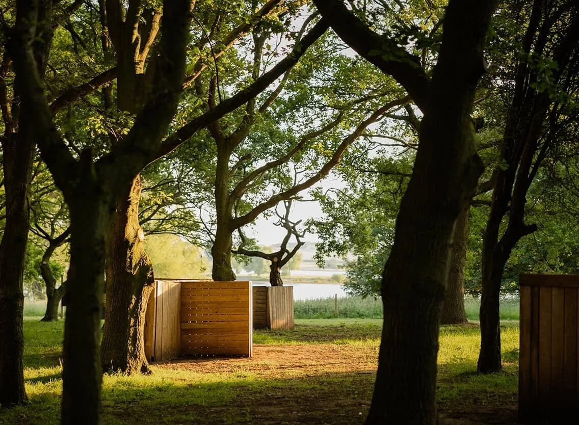 Rumble Live Action Gaming outdoor laser tag arena at Grafham Water